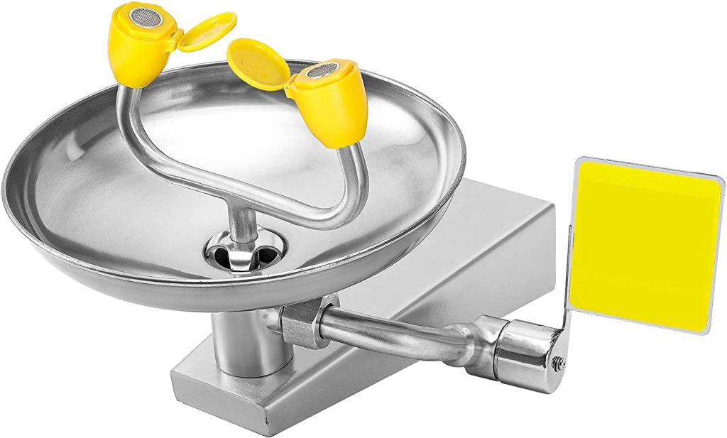 Emergency Wall Mounted Eye Wash Basin SafetyFirst