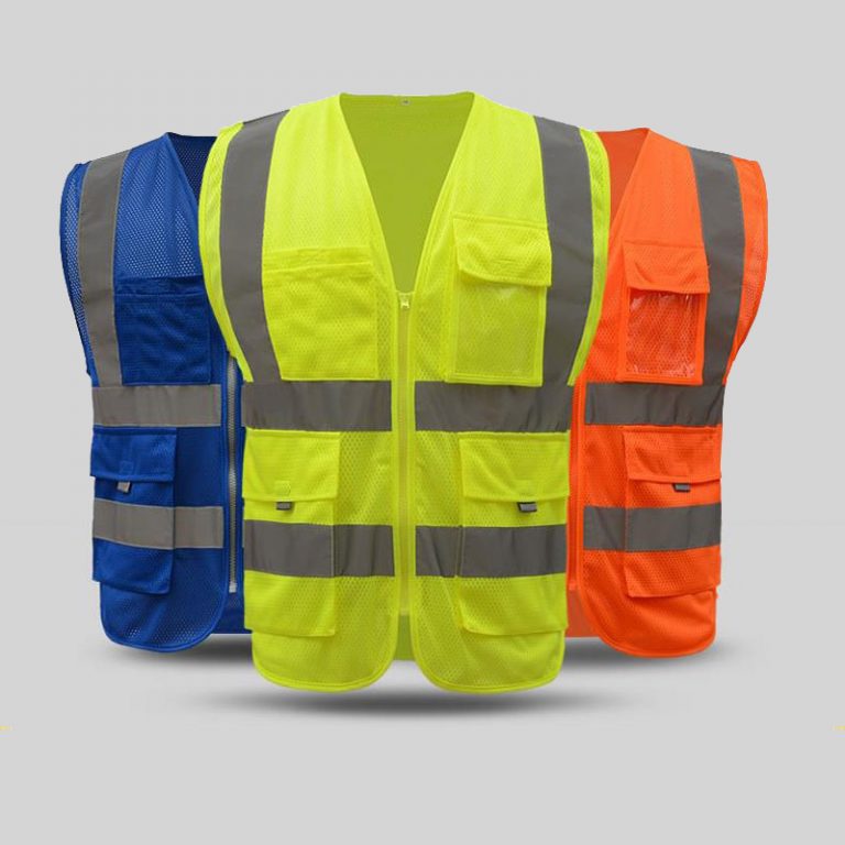 Safety Vest with Pocket Body Protection SafetyFirst