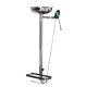 SAFETYWARE FULLY STAINLESS STEEL FLOOR MOUNTED EMERGENCY EYEWASH WITH FOOT PEDAL