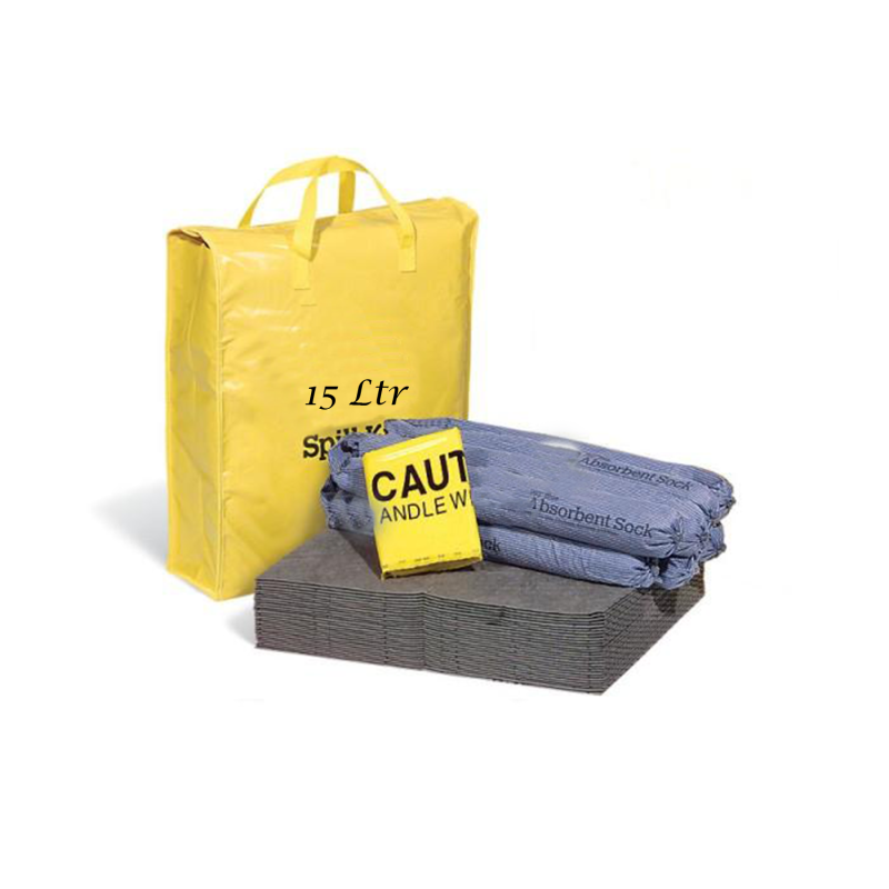 SPILL KIT IN HIGH-VISIBILITY BAG 15ltr