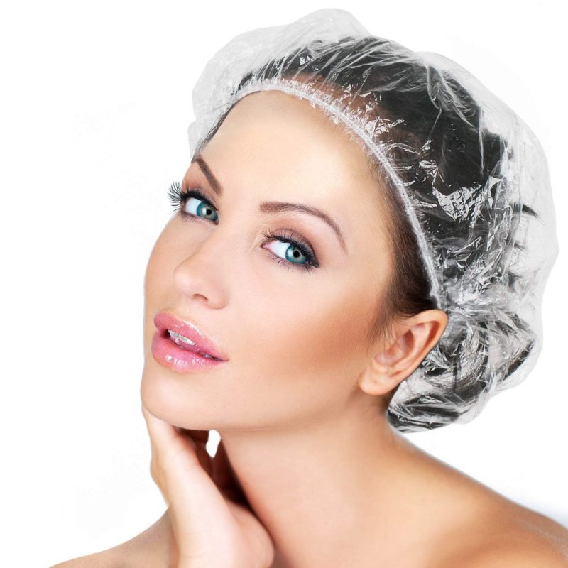 100 PCS POLYETHYLENE SHOWER CAP