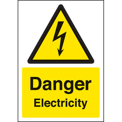 DANGER ELECTRICITY SIGN