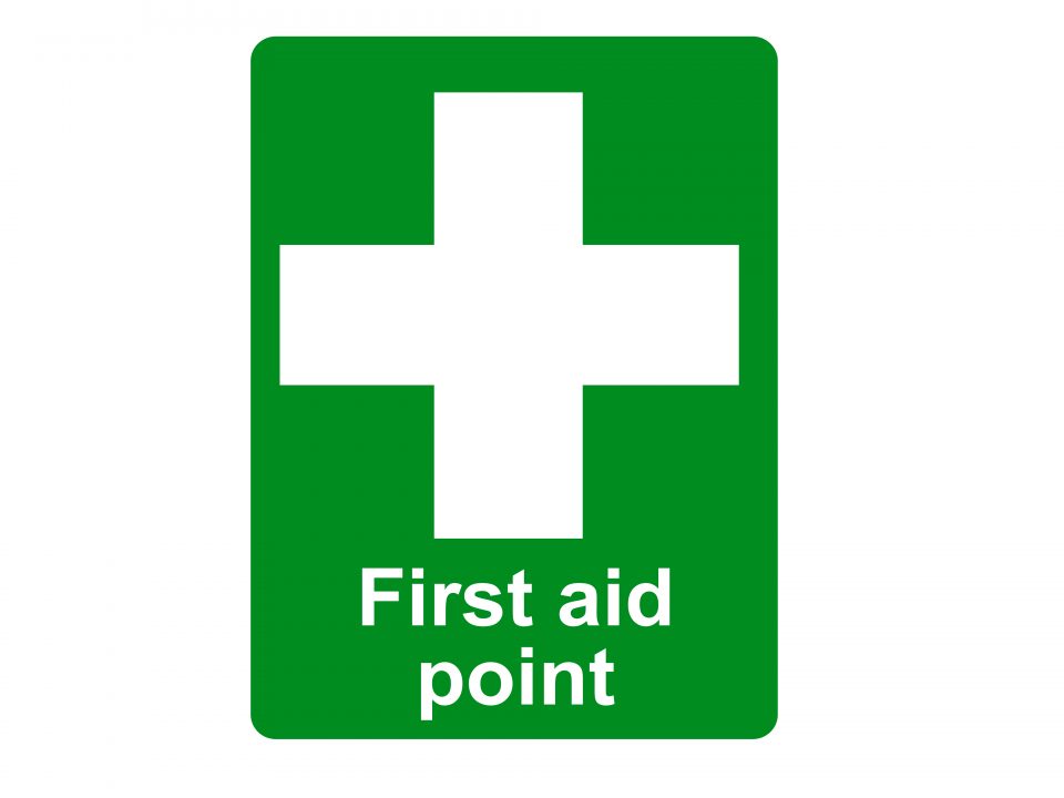 FIRST AID POINT SIGN