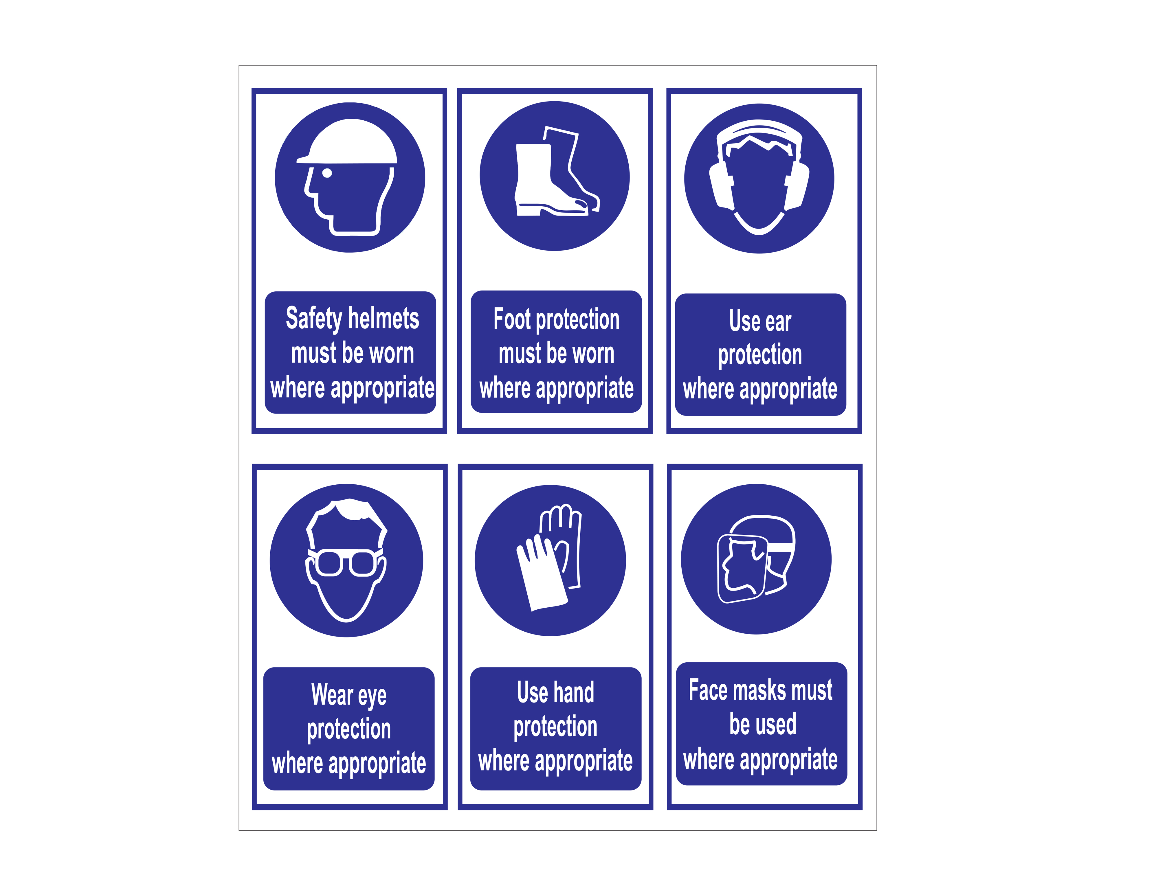 Warehouse safety sign safetyfirst