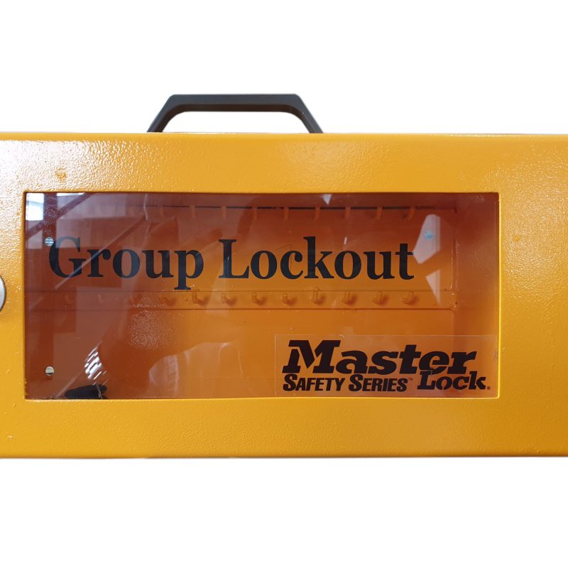MASTER LOCK WALL-MOUNT GROUP LOCK BOX FOR LOCKOUT/TAGOUT, METAL