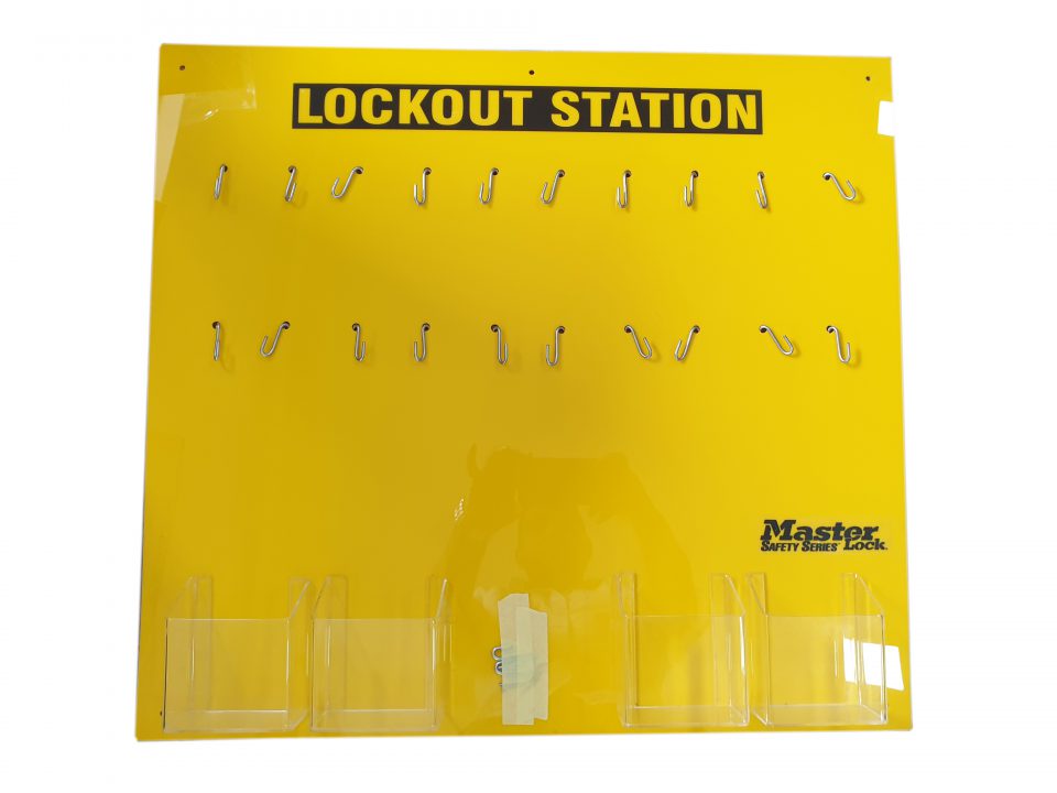 WALL MOUNTED LOCKOUT TAGOUT STATION