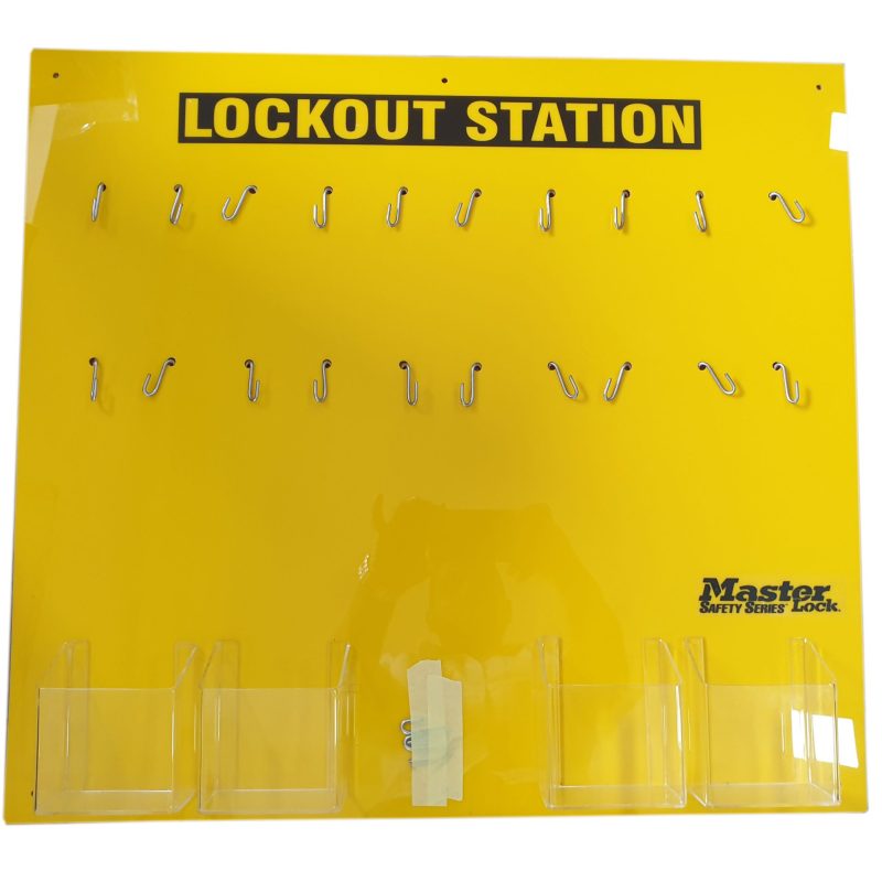 WALL MOUNTED LOCKOUT TAGOUT STATION