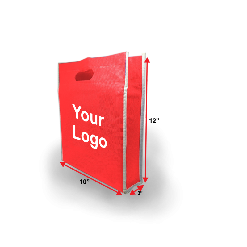 D CUT BOX BAG – 10″ X 12″ X 3″