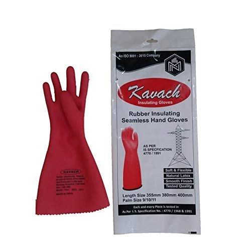 KAVACH ELECTRIC FULL GLOVE 1.1KV (1100 volts)
