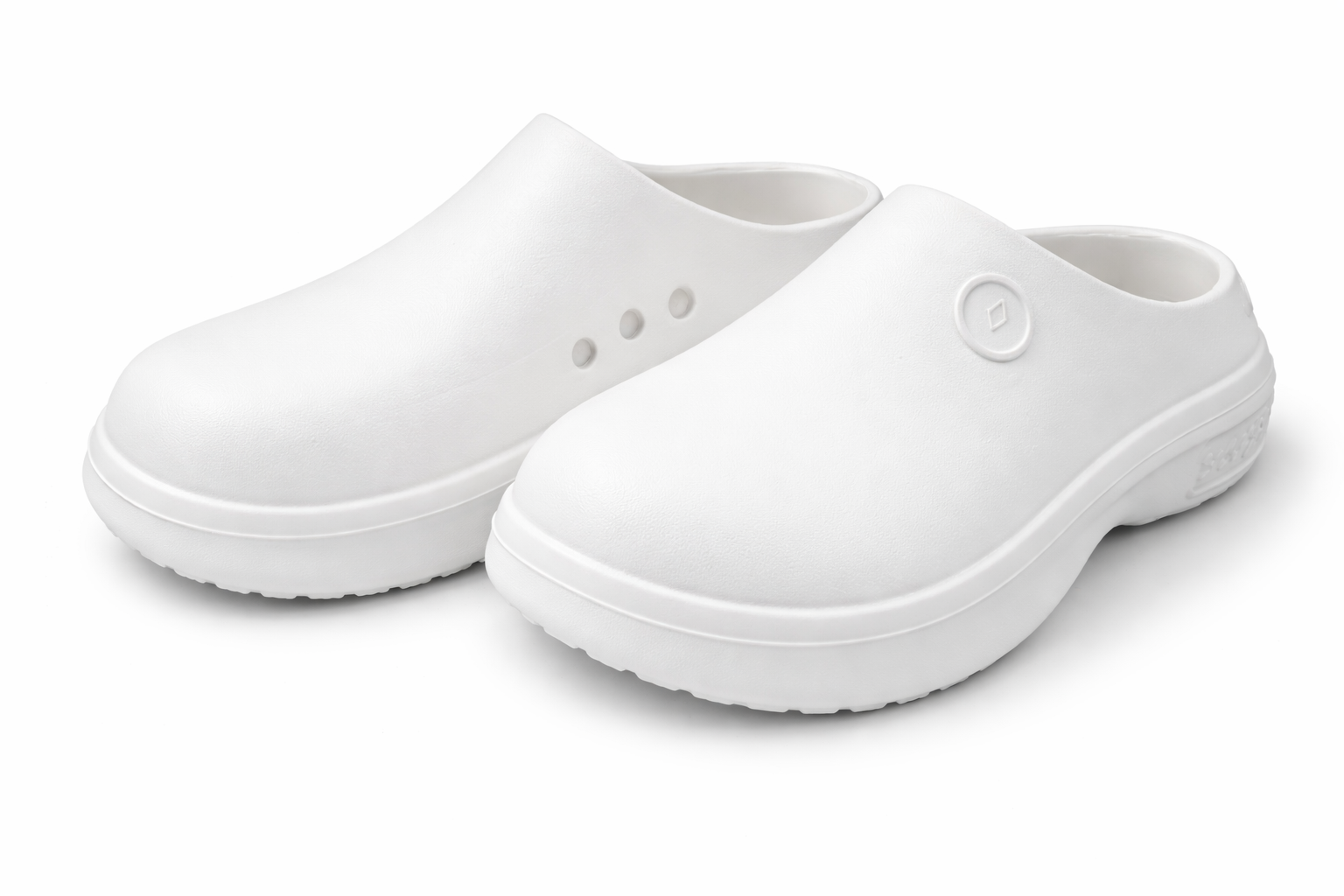 WHITE LAB & GOURMET CLOG SLIP-ON SHOE