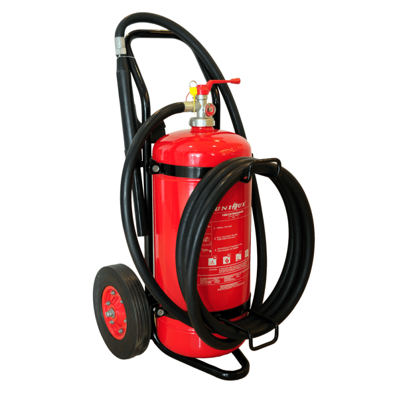 50KG DRY POWDER FIRE EXTINGUISHER WITH TROLLEY