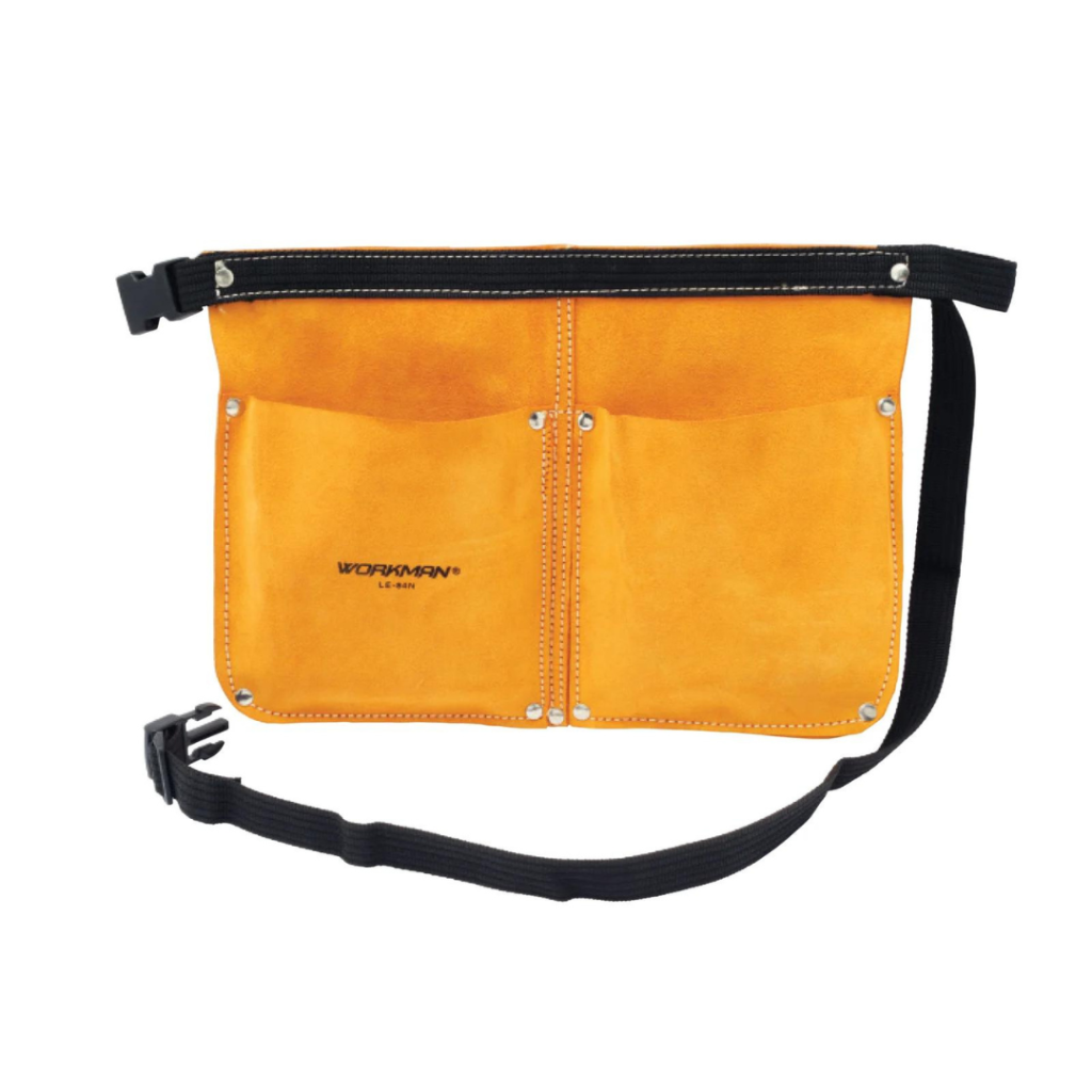 Leather Tool Bag 10 Pkt Storage for Tools Safety First