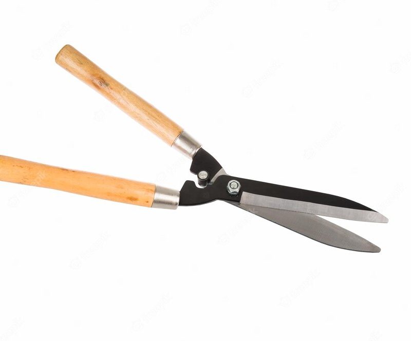 Garden Shear Wooden Handle