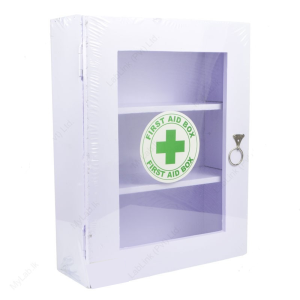 WOODEN FIRST-AID BOX