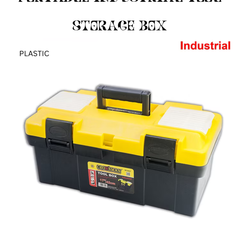 Portable Plastic Industrial Tool Storage Box