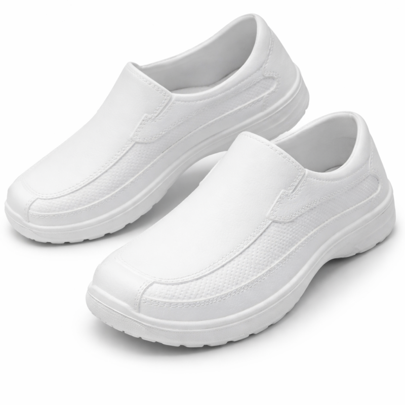 WHITE LAB & GOURMET SLIP-ON MIDCUT SHOE