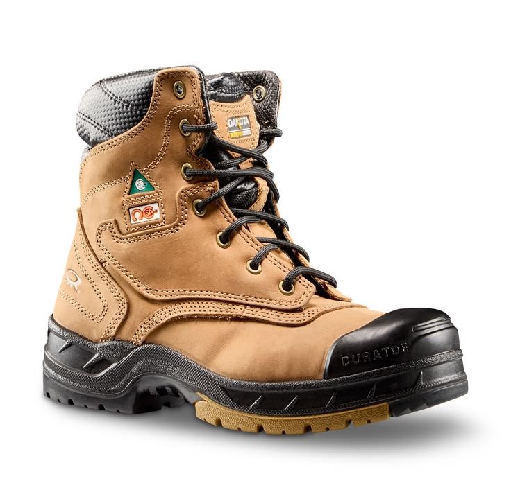 steel-toe safety boots with toe cap condition
